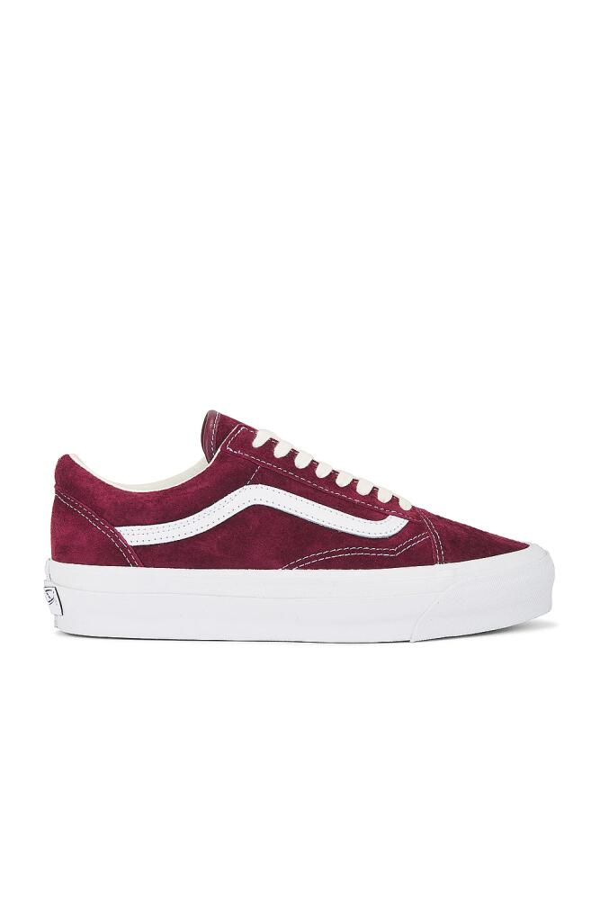 Vans Vault Old Skool 36 Sneaker in Burgundy Cover