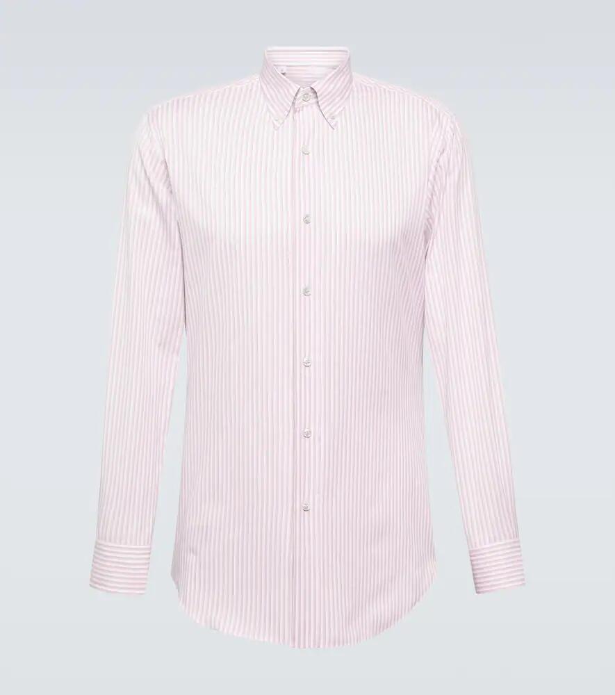 Brioni Striped cotton shirt Cover