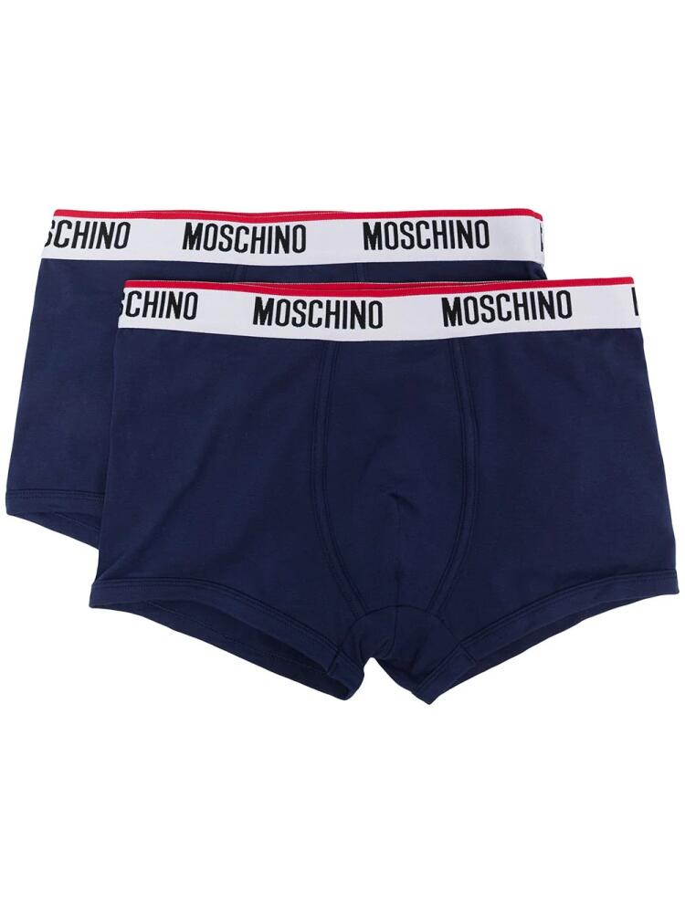 Moschino logo waistband boxers - Blue Cover