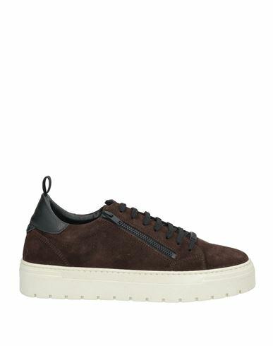 Antony Morato Man Sneakers Dark brown Leather Cover