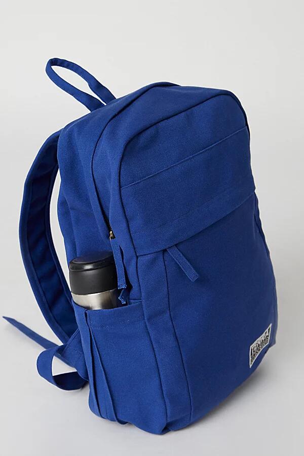 Terra Thread Organic Cotton Canvas Backpack in Blue Cover