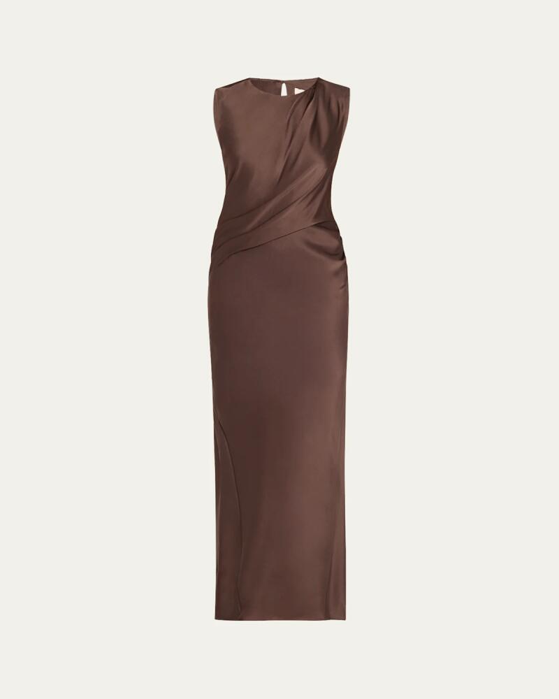 Tove Anwen Draped Silk Dress Cover