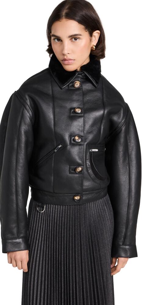 Saks Potts Maiken Leather Jacket Black Cover