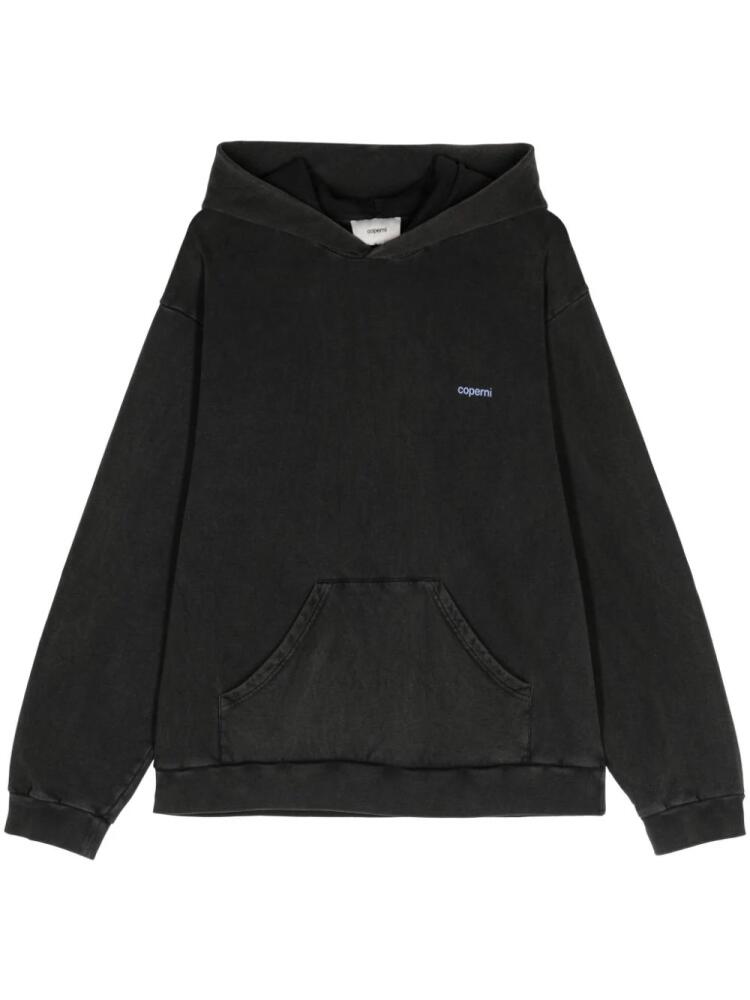 Coperni logo-print hoodie - Black Cover