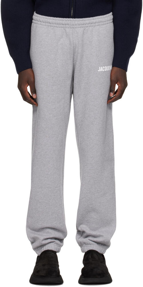 JACQUEMUS Grey Les Classiques 'Le Jogging Jacquemus' Sweatpants Cover