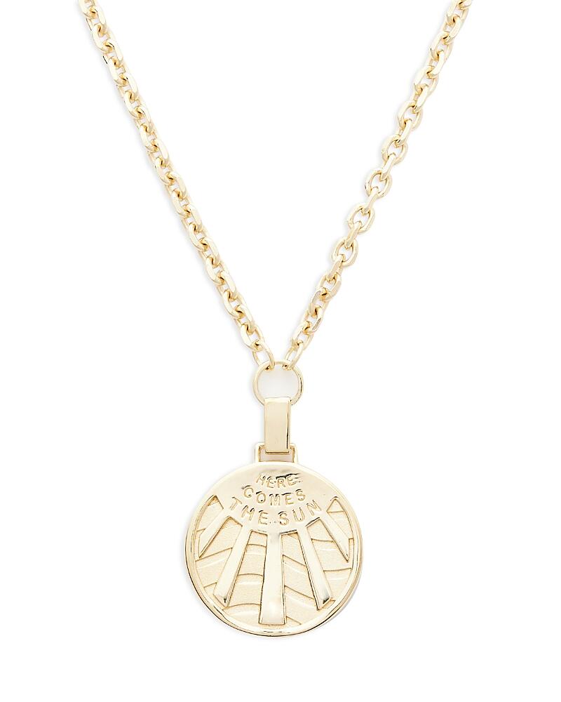 Jennifer Zeuner Marisol Sun Ray Here Comes the Sun Disc Pendant Necklace, 16-18 Cover