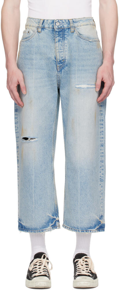 HOPE Blue Cropped Jeans Cover