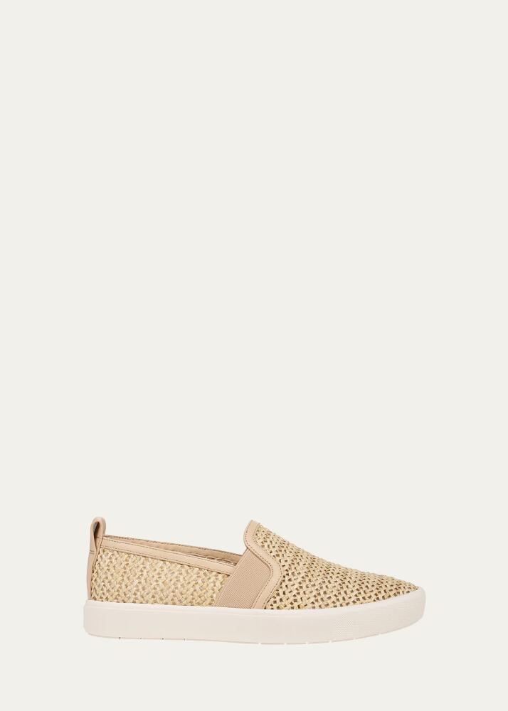 Vince Blair Raffia Slip-On Sneakers Cover