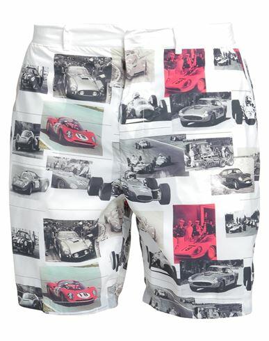 Ferrari Man Beach shorts and pants Ivory Polyamide Cover