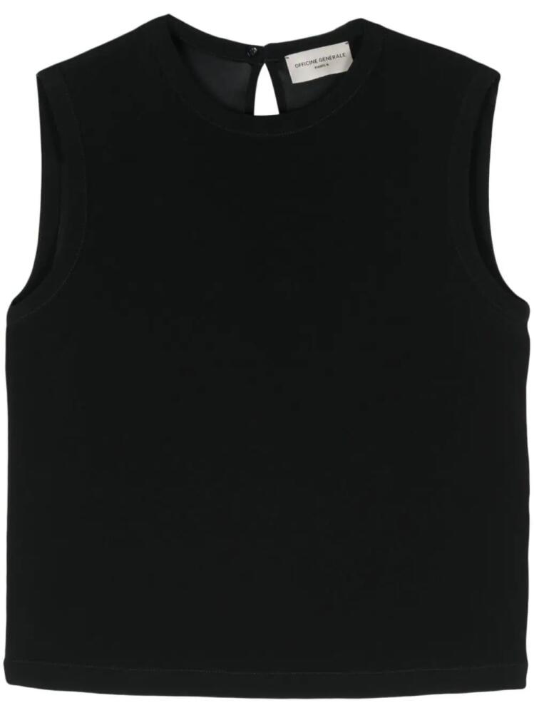 Officine Generale Grace sleeveless top - Black Cover