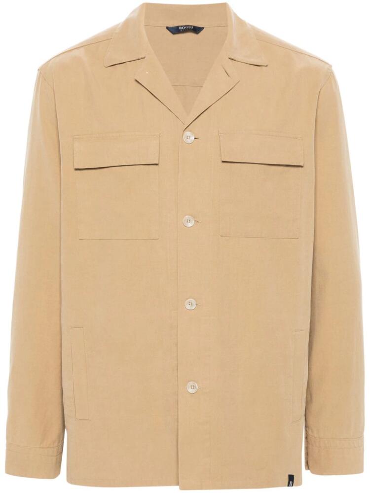 Boggi Milano Link shirt jacket - Neutrals Cover