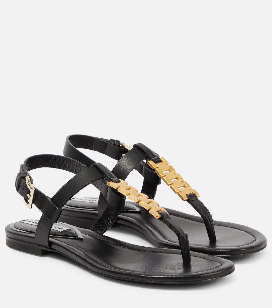 Victoria Beckham Leather thong sandals Cover