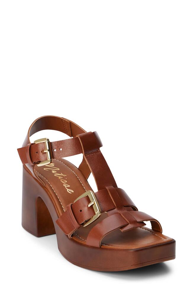 Matisse Harrison Platform Sandal in Cognac Cover