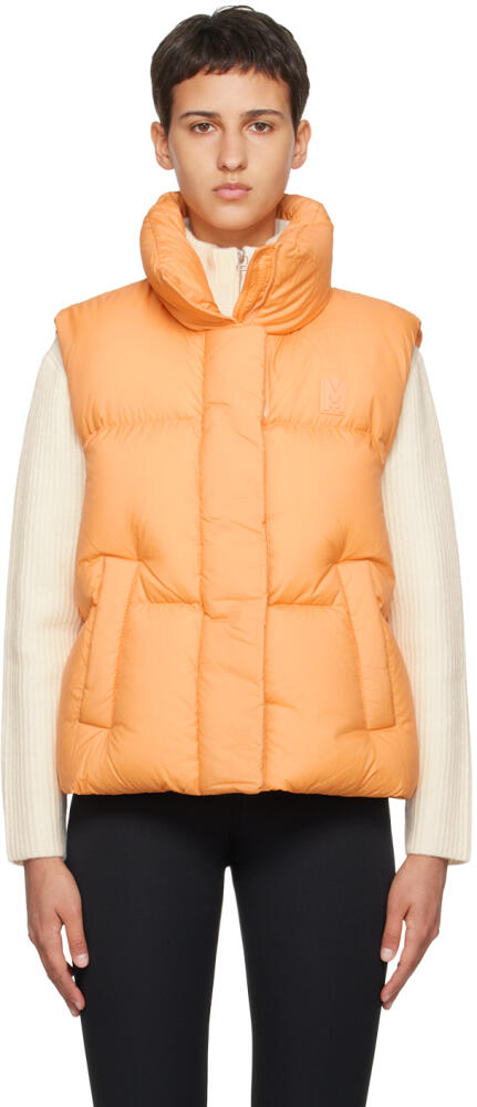 MACKAGE Orange Naki Down Vest Cover