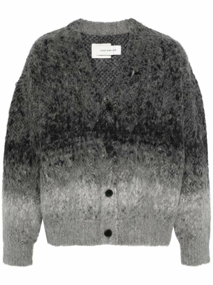 Feng Chen Wang gradient-effect cardigan - Grey Cover