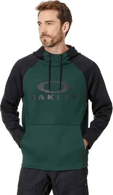 Oakley Sierra DWR Fleece Hoodie 2.0 (Hunter Green/Blackout) Men's Coat Cover