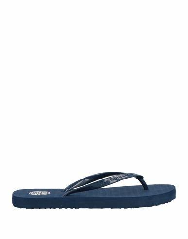 North Sails Woman Thong sandal Navy blue Rubber Cover