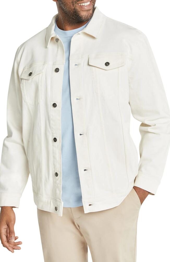 Johnny Bigg Chase Denim Jacket in Bone Cover