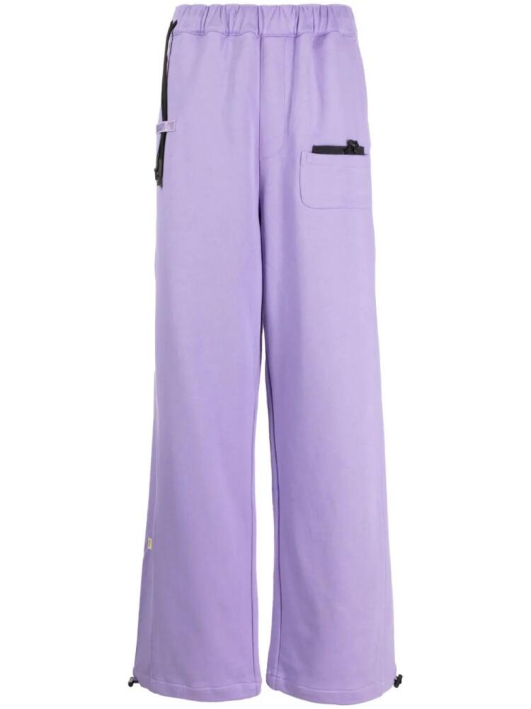 Off Duty Futur cotton track pants - Purple Cover