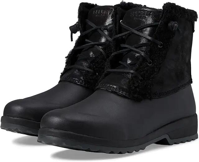 Sperry Maritime Repel Teddy Trim (Black) Women's Boots Cover