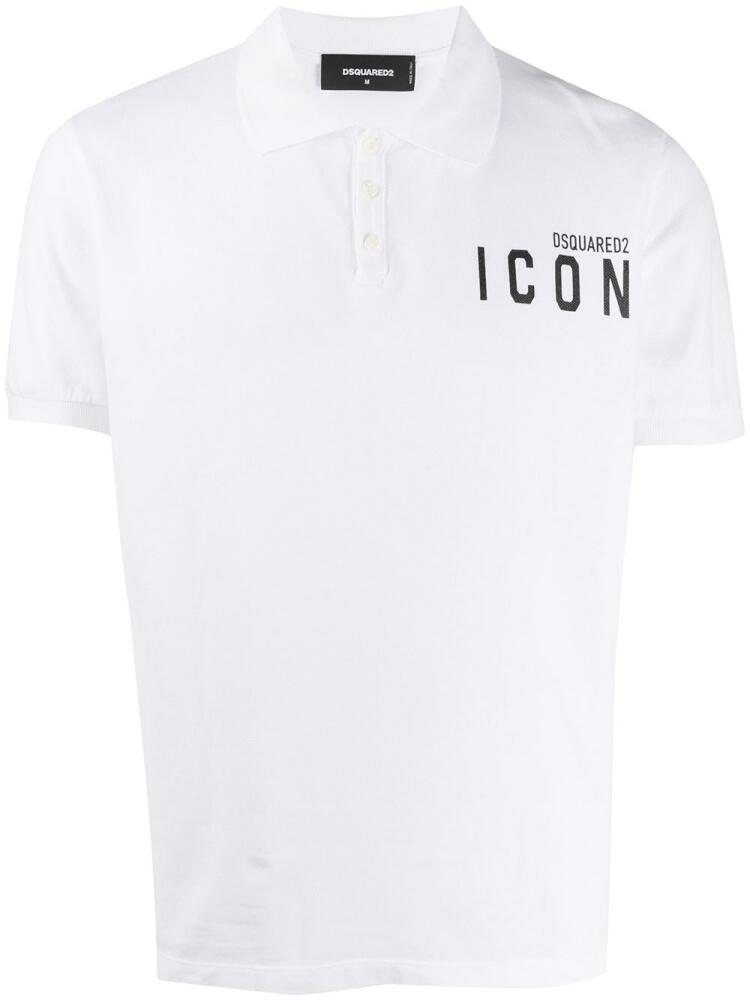 DSQUARED2 Icon polo shirt - White Cover