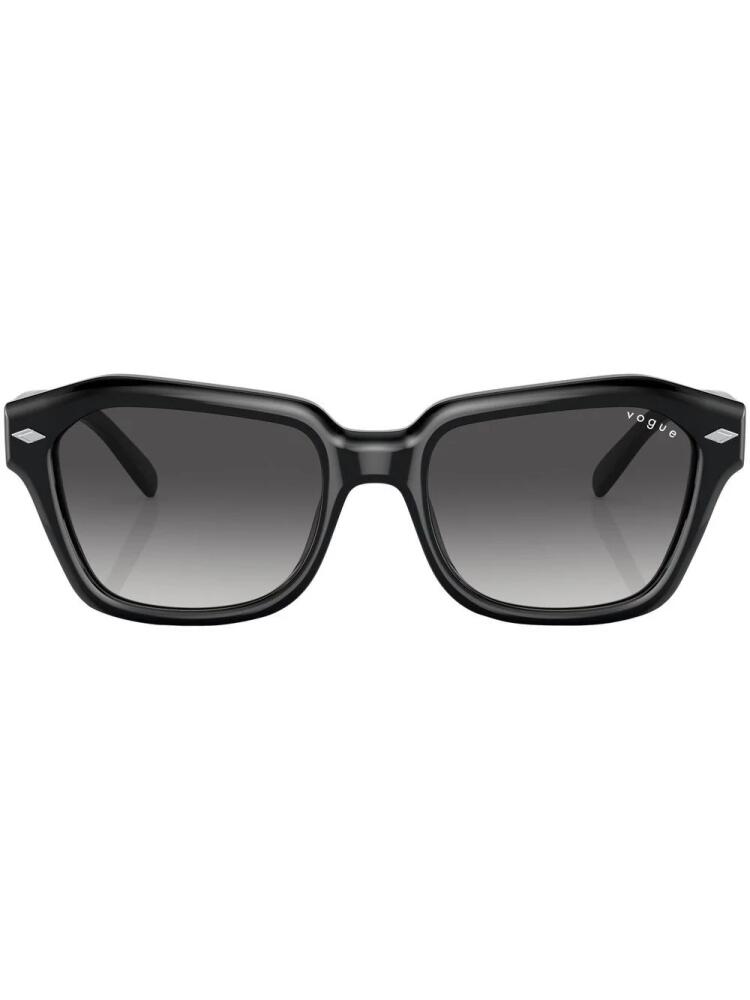 Vogue Eyewear square-frame angular sunglasses - Black Cover