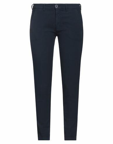 Barba Napoli Woman Pants Midnight blue Cotton, Elastane Cover