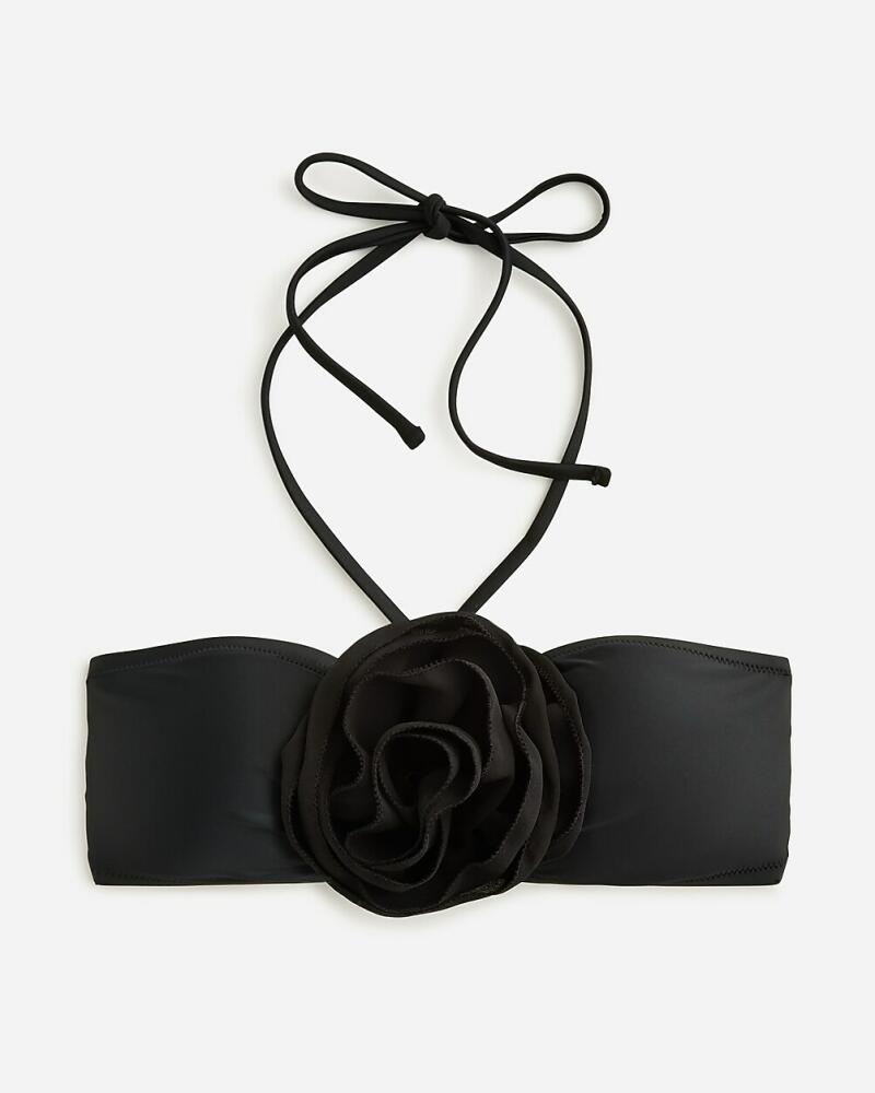 J.Crew Rosette bandeau bikini top Cover