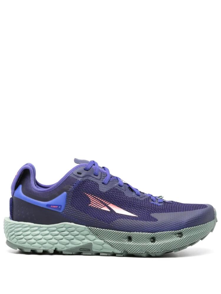 ALTRA mesh panelling lace-up sneakers - Purple Cover