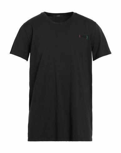 14bros Man T-shirt Black Cotton Cover