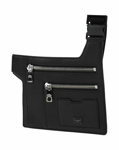 Dolce & gabbana Man Belt bag Black Soft Leather Cover