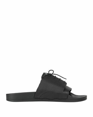 Maison Margiela Man Sandals Black Rubber Cover