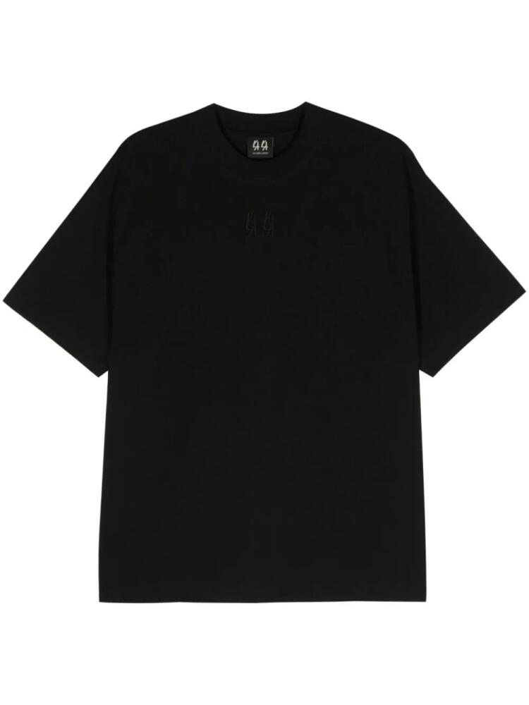 44 LABEL GROUP logo-print cotton T-shirt - Black Cover