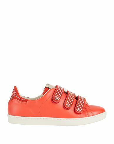 Liu •jo Woman Sneakers Red Leather Cover