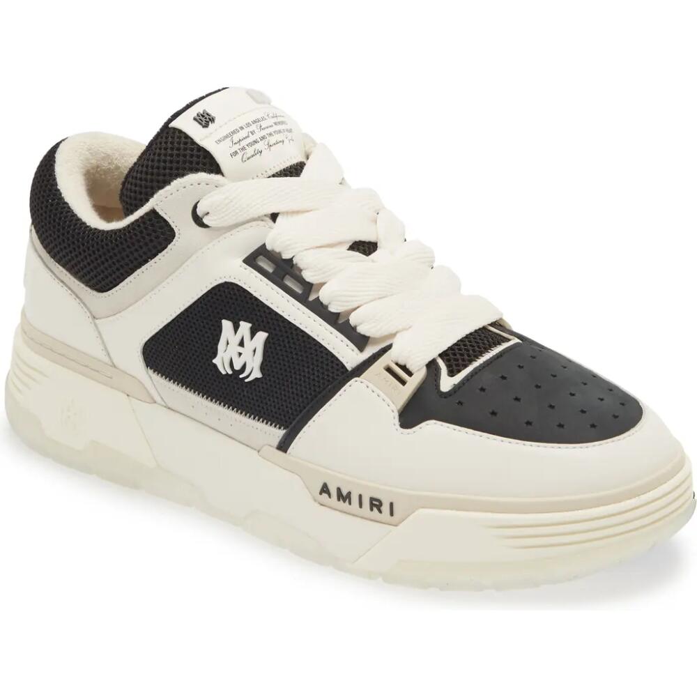 AMIRI MA-1 Platform Sneaker in Black Alabaster Cover