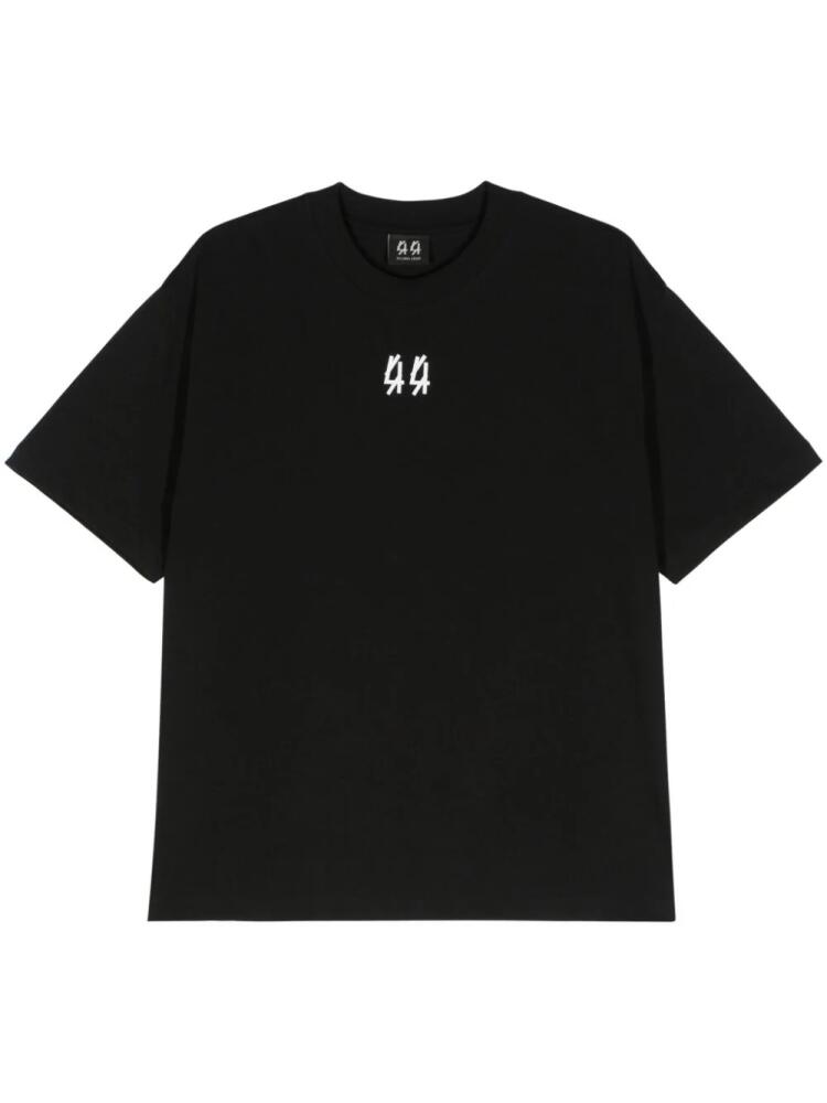 44 LABEL GROUP Four Four cotton T-shirt - Black Cover