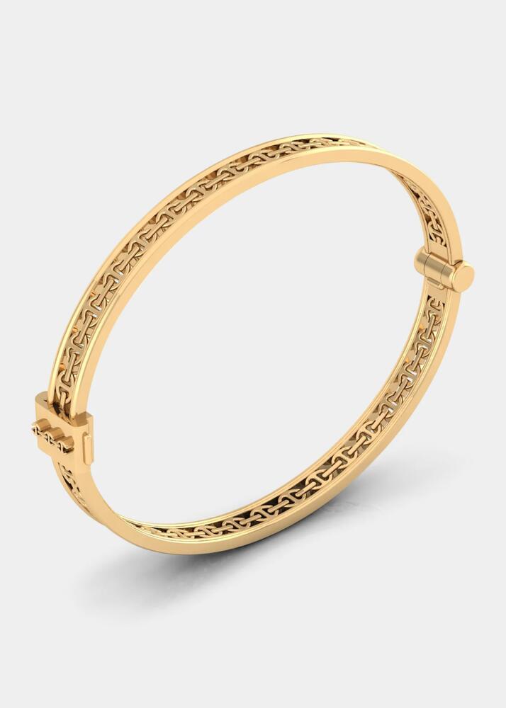 Hoorsenbuhs 18K Yellow Gold Tri-Link Chassis Bracelet Cover