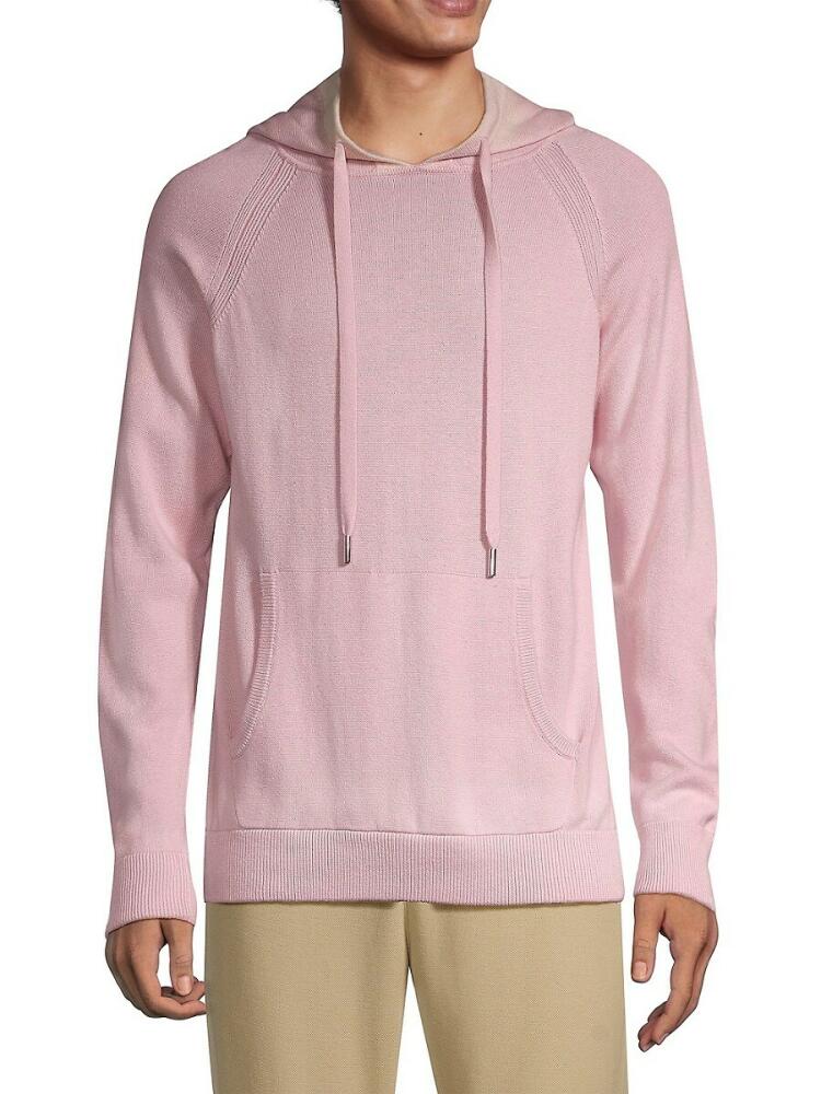 ATM Anthony Thomas Melillo Men's Faded Knit Hoodie - Pink Cover