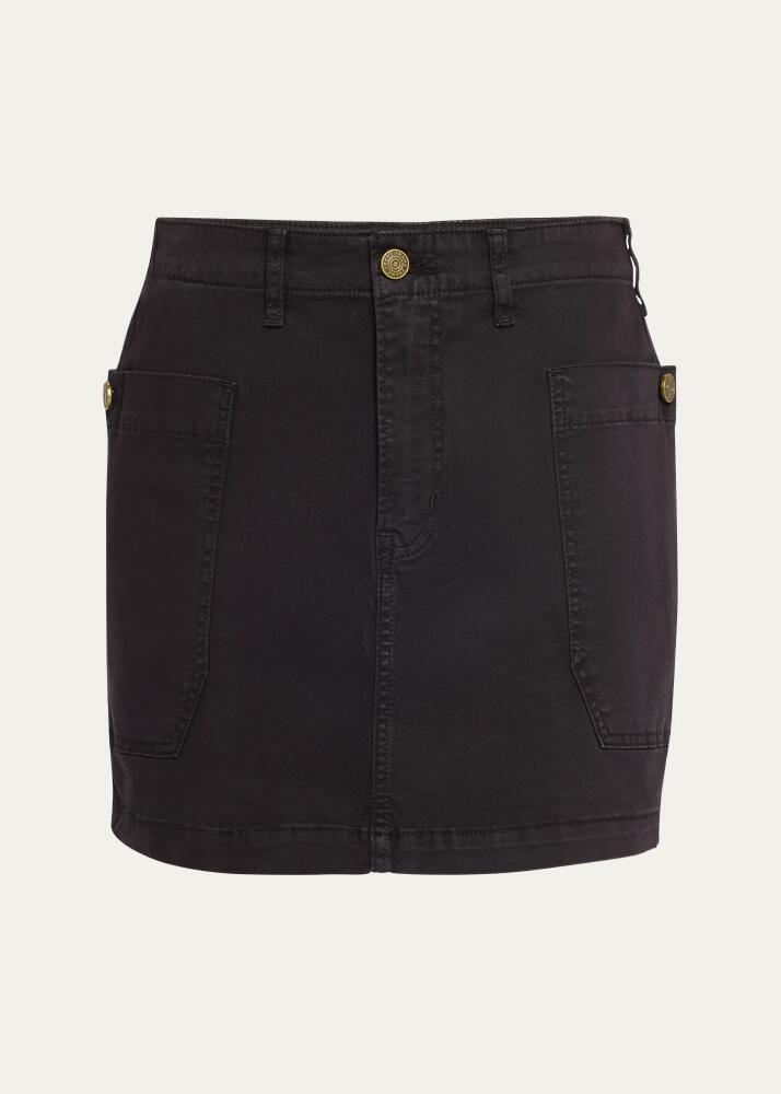 FRAME Denim Cargo Mini Skirt Cover