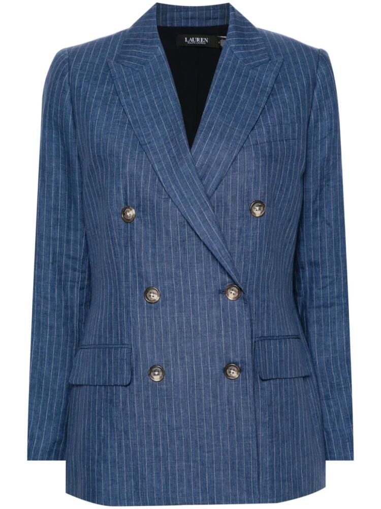 Lauren Ralph Lauren pinstripe blazer - Blue Cover