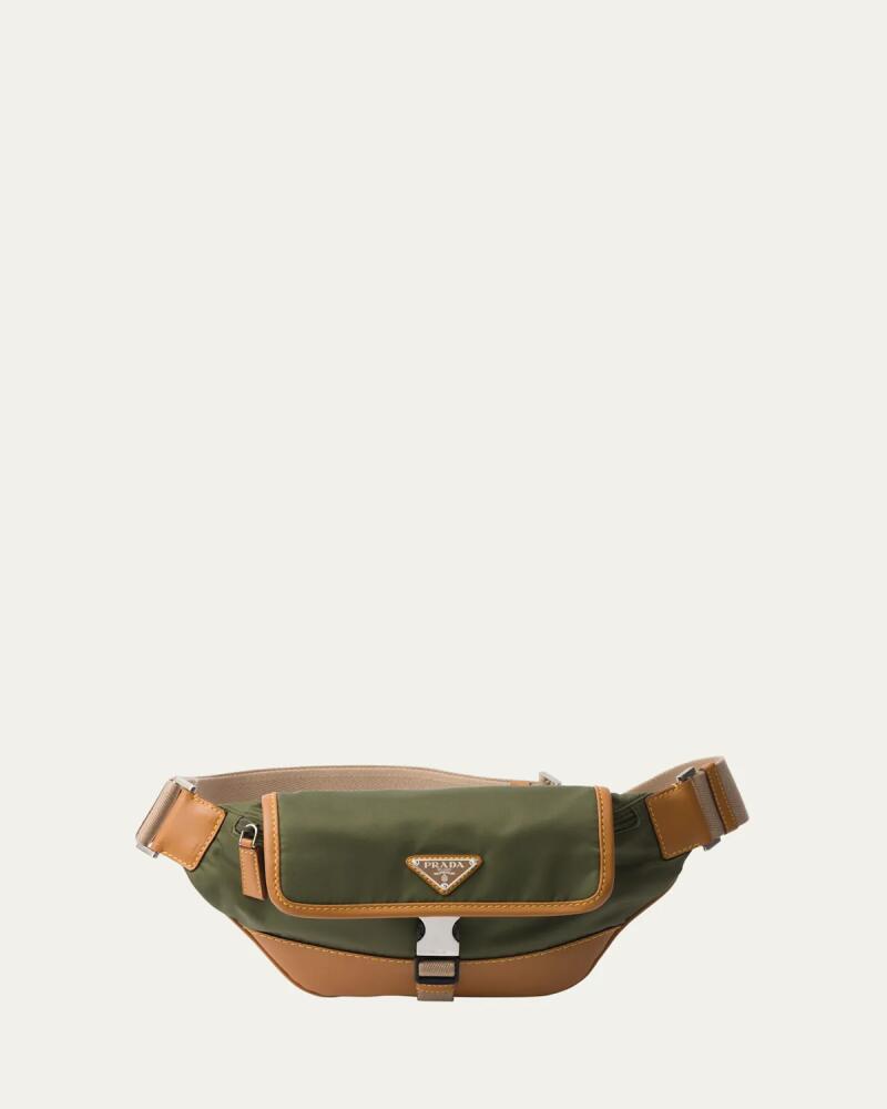 Prada Men's Re-Nylon and Leather Shoulder Bag Cover