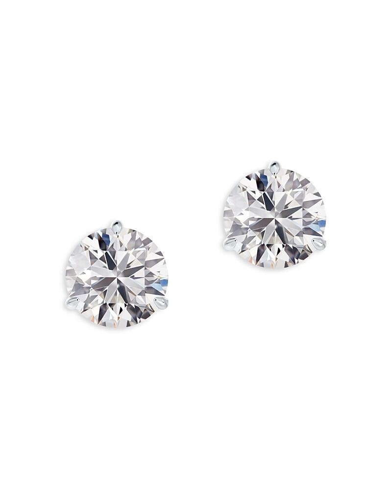 De Beers Forevermark Classic Three Prong Diamond Stud Earring in 18K White Gold, 0.30 ct. t. w. Cover