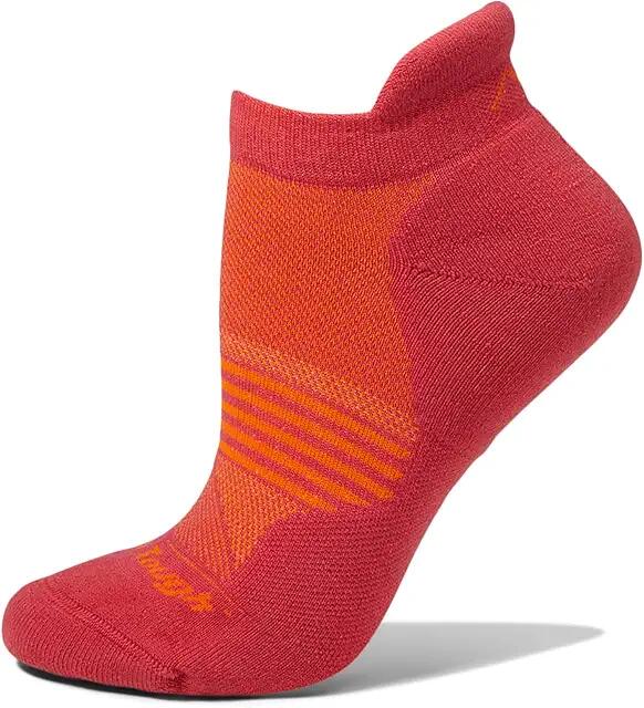 Darn Tough Vermont Element No Show Tab Lightweight with Cushion (Raspberry) Women's No Show Socks Shoes Cover