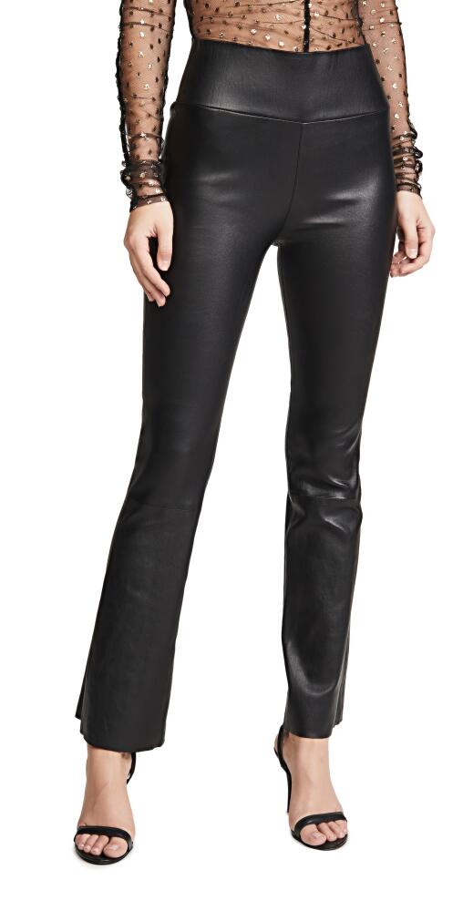 SPRWMN High Waist Ankle Flare Leggings Black Cover