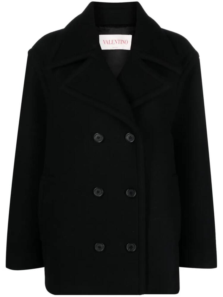 Valentino Garavani double-breasted coat - Black Cover