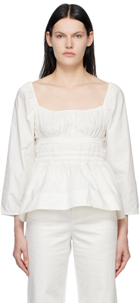 Proenza Schouler White Proenza Schouler White Label Square Neck Blouse Cover