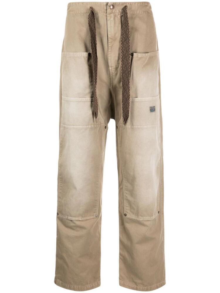 KAPITAL Katsuragi straight-leg trousers - Brown Cover