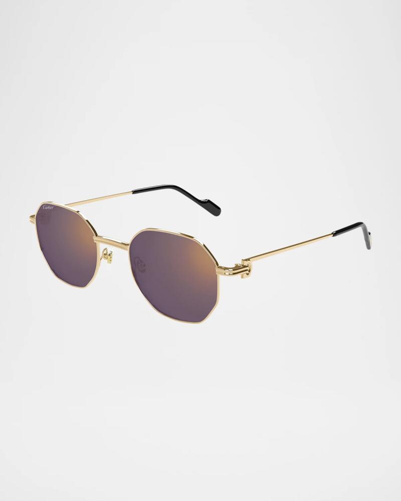 Cartier Mirrored Round Metal Sunglasses Cover