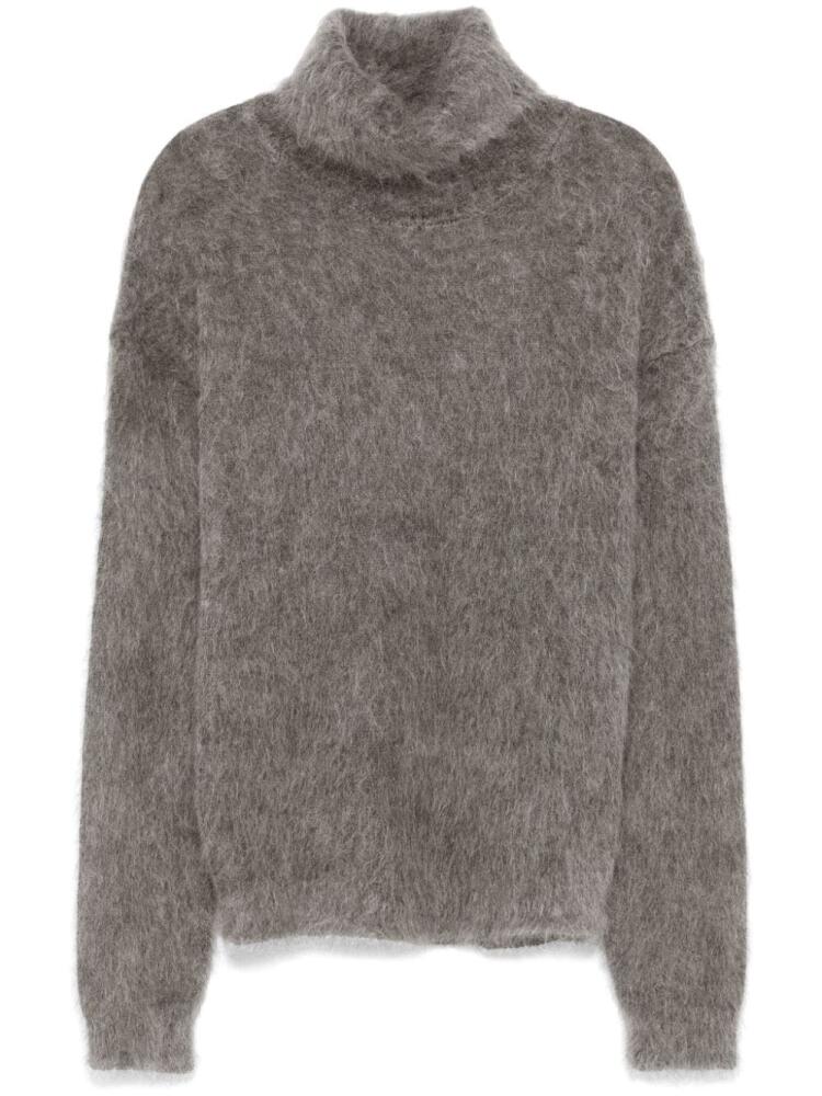 Saint Laurent brushed sweater - Grey Cover