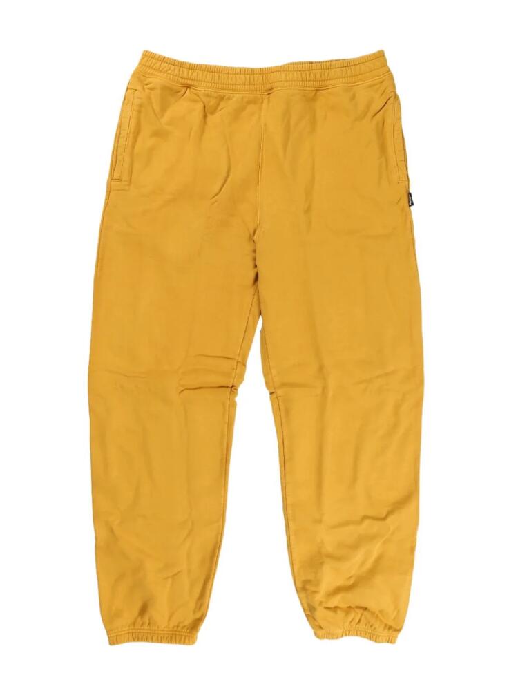 Stüssy logo-appliqué drawstring track pants - Yellow Cover